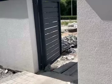 Мигрант попытался попасть в Польшу через поврежденный забор – видео