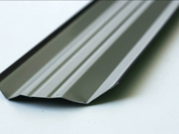 Штакетник Эко, М-образный, 95 мм, (толщина 0,45 мм), Полиэстр односторонний, RAL 7024 Серый графит
