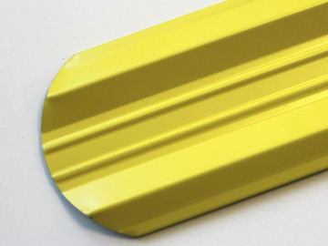 Штакетник Эко, М-образный, 95 мм (толщина 0,45 мм), Полиэстер односторонний, RAL 1018 Желтый, цм