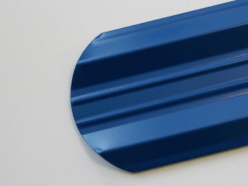 Штакетник Эко, М-образный, 95 мм, (0,45 мм), Полиэстер односторонний, RAL 5005 Синий сигнальный