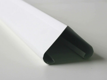 Твинго, шаг 55 мм, двустороннее полимерное матовое покрытие, RAL 9003 Белый