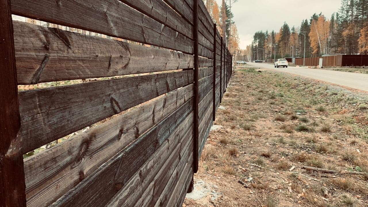 Закончен монтаж забора-ранчо в КП Заповедник (Косуля) - фото, видео работ